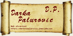 Darka Palurović vizit kartica